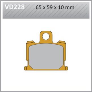 VD228 VESRAH DISC BRAKE PADS