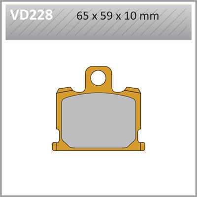 VD228 VESRAH DISC BRAKE PADS