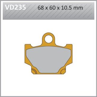 VD235 VESRAH DISC BRAKE PADS