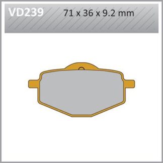VD239 VESRAH DISC BRAKE PADS