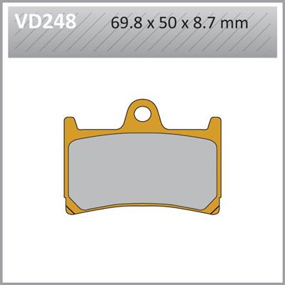VD248 VESRAH DISC BRAKE PADS
