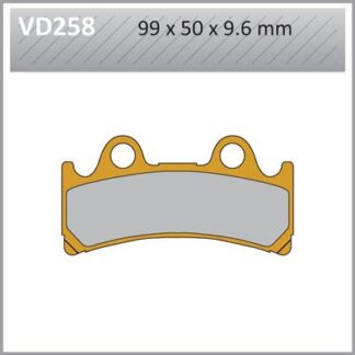 VD258 VESRAH DISC BRAKE PADS