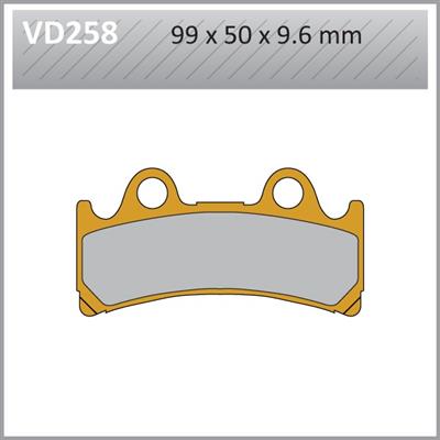 VD258 VESRAH DISC BRAKE PADS