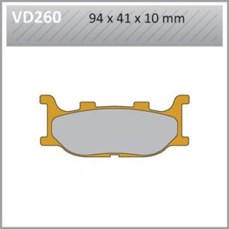 VD260 VESRAH DISC BRAKE PADS