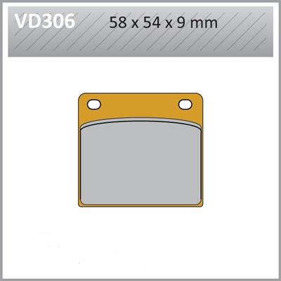 VD306 VESRAH DISC BRAKE PADS