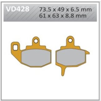 VD428 VESRAH DISC BRAKE PADS