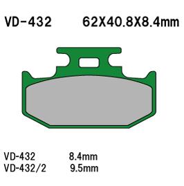 VD432 VESRAH DISC BRAKE PADS