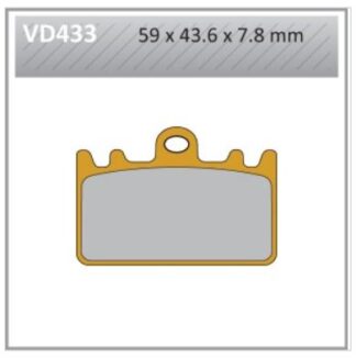 VD433 VESRAH DISC BRAKE PADS