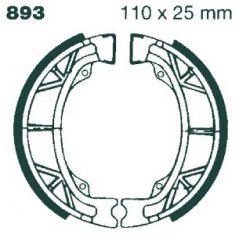 893 EBC DRUM BRAKE SHOES