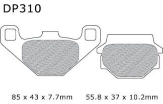 DP310 – DUNLOPAD SINTERED DISC BRAKE PADS