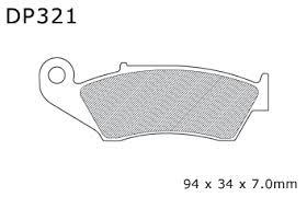 DP321- DUNLOPAD SINTERED DISC BRAKE PADS
