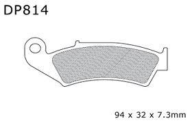 DP814 – DUNLOPAD SINTERED DISC BRAKE PADS