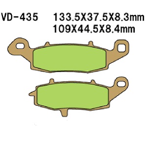 VD435 VESRAH DISC BRAKE PADS