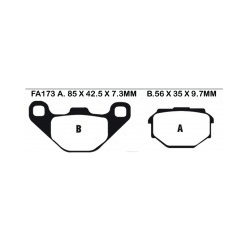 FA173 – EBC DISC BRAKE PADS