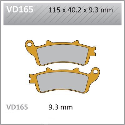 VD165 VESRAH DISC BRAKE PADS