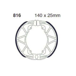 816 EBC DRUM BRAKE SHOES