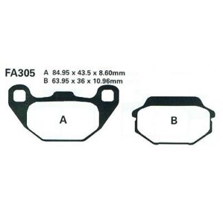 FA305 – EBC DISC BRAKE PADS