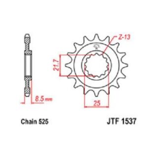 1537 – 16 FRONT SPROCKET