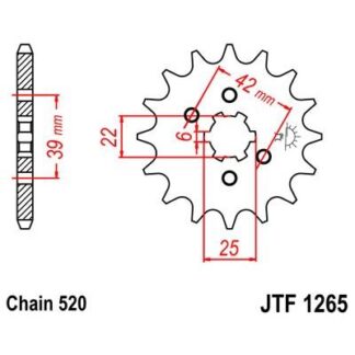 265-15 FRONT SPROCKET