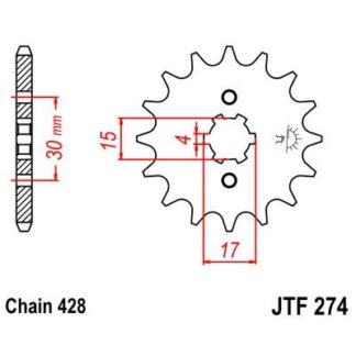 274-15 FRONT SPROCKET