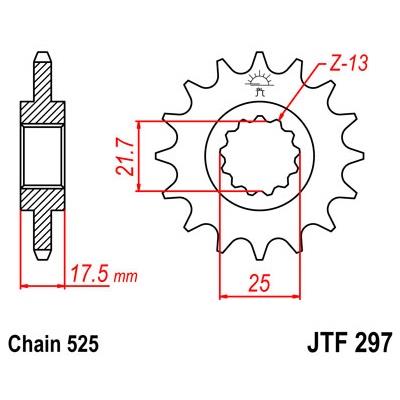 297-15 FRONT SPROCKET