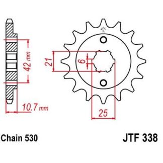 338-16 FRONT SPROCKET