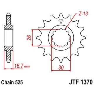 370-15 FRONT SPROCKET