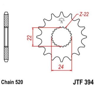 394-14 FRONT SPROCKET