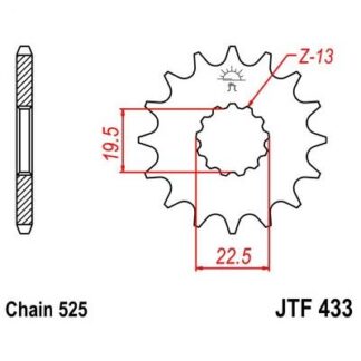 433-14 FRONT SPROCKET