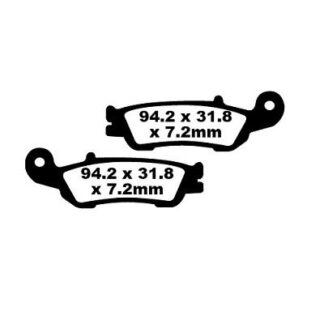 FA450R – EBC DISC BRAKE PADS SINTERED ATV AND MOTO-X R