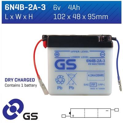 6N4B2A3 GS BATTERY