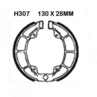 H307 EBC DRUM BRAKE SHOES GROOVED