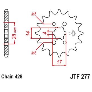 277-13 FRONT SPROCKET