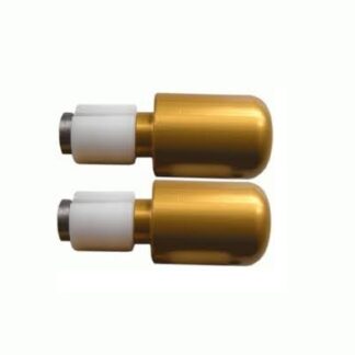 RENNTEC HANDLEBAR END WEIGHTS – GOLD