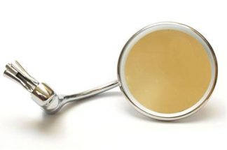 WW85039R ROUND BAR END MIRROR STAINLESS STEEL