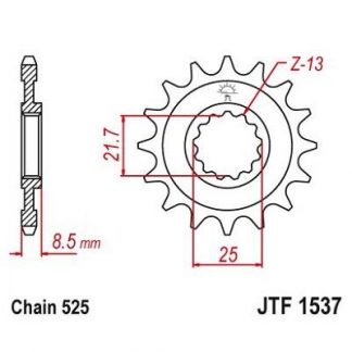 1537-15 FRONT SPROCKET