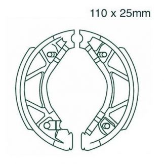 Y530 EBC DRUM BRAKE SHOES
