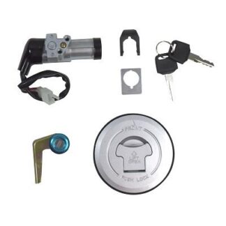 735329 CBF125 IGNITION SWITCH & TANK CAP AND SEAT LOCK SET