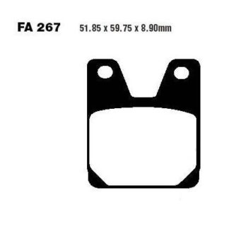 FA267HH – EBC DISC BRAKE PADS SINTERED