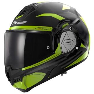 LS2 FF906 ADVANT REVO MATT BLACK H-V YELLOW-06 XXL