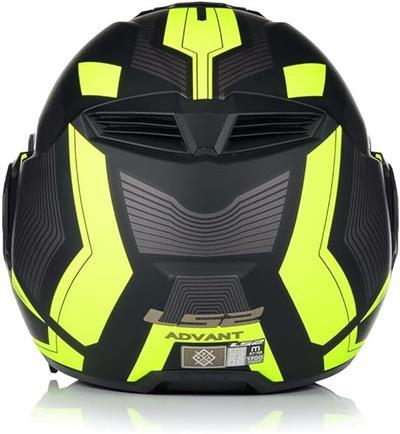 LS2 FF906 ADVANT REVO MATT BLACK H-V YELLOW-06 L