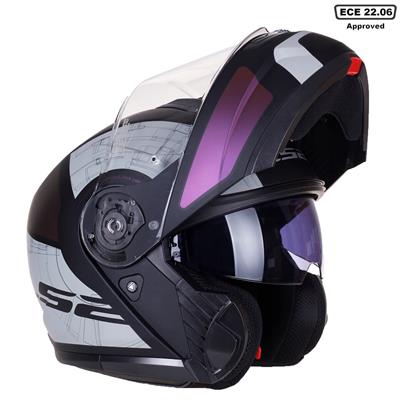 LS2 FF908 STROBE II ORION M.BLACK PURPL BLUE-06 L