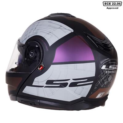 LS2 FF908 STROBE II ORION M.BLACK PURPL BLUE-06 L