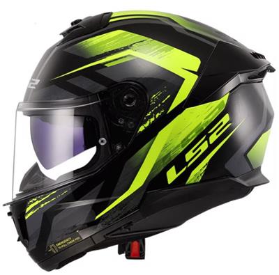 LS2 FF808 STREAM II FURY BLK H-V YELLOW-06 M