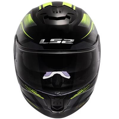 LS2 FF808 STREAM II FURY BLK H-V YELLOW-06 L