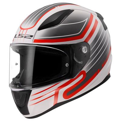 LS2 FF353 RAPID II CIRCUIT WHITE RED-06 L