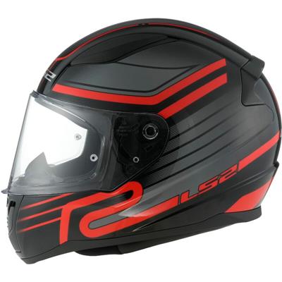 LS2 FF353 RAPID II CIRCUIT BLACK RED-06 XL
