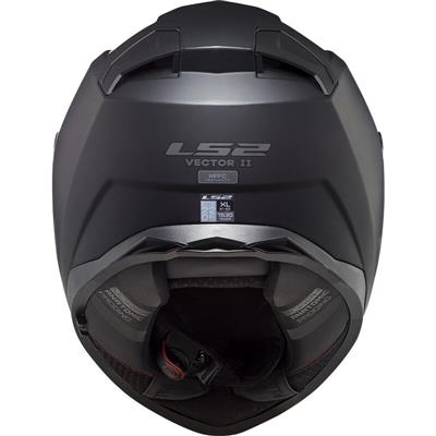 LS2 FF811 VECTOR II SOLID MATT BLACK-06 XL