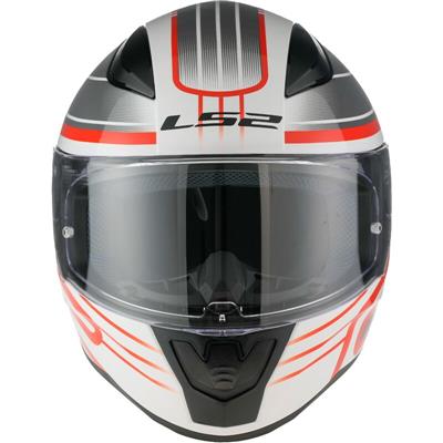 LS2 FF353 RAPID II CIRCUIT WHITE RED-07 XXL