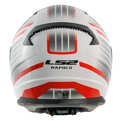 LS2 FF353 RAPID II CIRCUIT WHITE RED-07 XXL
